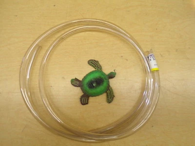 NUEVO vatios, tubo de vinilo transparente, ~ 8 pies, 1/2" de ancho, 3/8" de diámetro interior, SV1G10 Foto 1 de 2