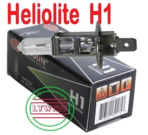 (2) Heliolite Halogen Headlight Bulb H1 12V 55W - Picture 1 of 3