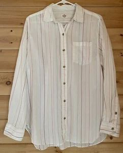 Marine Lagenlook Damen Large Regenbogen gestreift Langarm Knopfleiste Shirt Top - Bild 1 von 16