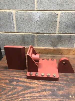 Log Splitter Slide Wedge Push Plate hydraulic cylinder Mount 5" beam - Image 1 of 4