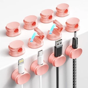 12 Pack Magnetique Clips CâbleAuto-adhésif Organisateur de CâbleSupport Cable... - Afbeelding 1 van 7