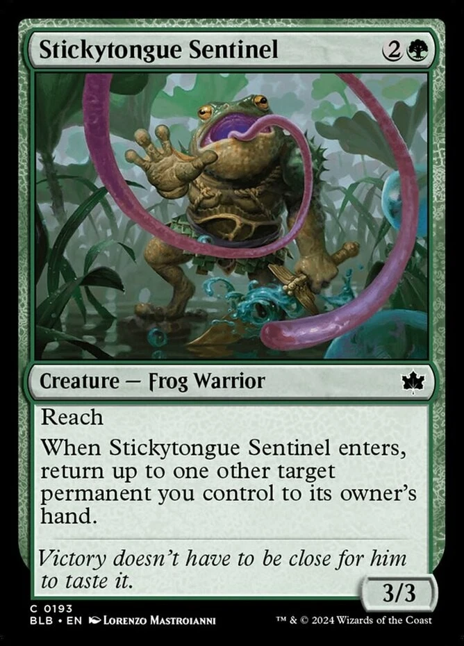 x1 Stickytongue Sentinel - Bloomburrow - NM - MTG - Image 1 of 1