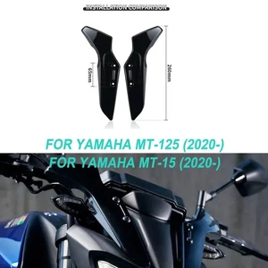 Alerón deflector de viento lateral para parabrisas para Yamaha MT-125 MT-15 MT125 MT15 2020- - Imagen 1 de 12