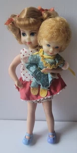 MATTEL vintage Family Affair 6" BUFFY DOLL w/MRS. BEASLEY +original clothes 1967 - Picture 1 of 9