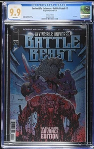 Invincible Universe: Battle Beast #2 Ryan Ottley Foil Advance Edition CGC 9.9 🔥 - Picture 1 of 3