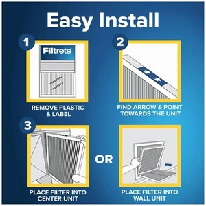 Filtrete 16x20x1 AC Furnace Air Filter, MERV 13, MPR 1900, Premium Allergen,... - Picture 1 of 6