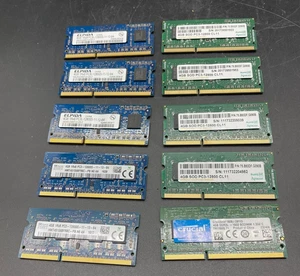 10 x Memoria para Laptop Samsung 4GB DDR3 PC3L-12800S 1600Mhz RAM M471B5173CB0-YK0 - Imagen 1 de 1