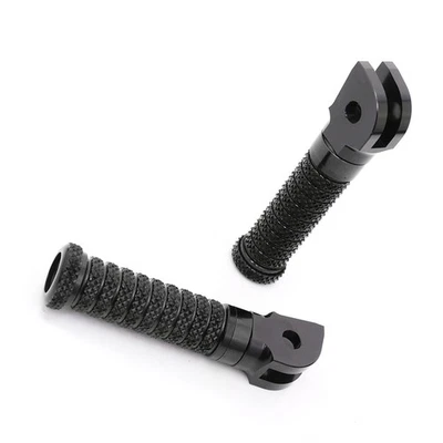 RRING Black Grip Front Foot Pegs For Ducati 1098 S/R/EVO 07 08 09 - Image 1 of 4