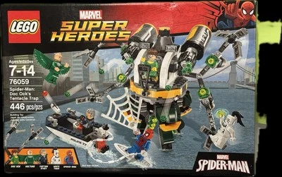 LEGO 76059 Marvel Spider-Man Doc Ock's Tentacle Trap New factory sealed retired - Image 1 of 4