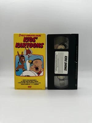 Kids' Kartoons (VHS, 1987) Popeye A Kick In Time - Image 1 of 3