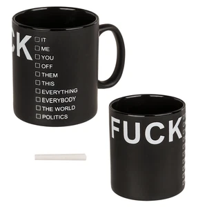 XXL Becher Fuck.. Fuck Everything Fuck the World 850ml Kaffeetasse Kaffeebecher - Bild 1 von 5