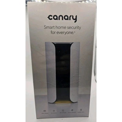 New Canary Indoor WHITE Home Security Camera 24/7 Monitor Pets Climate & Motion - Image 1 of 4
