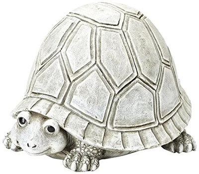 Roman Pudgy Pals Smiling Turtle Outdoor Garden Statue Figurine Yard Decoration - Image 1 of 3