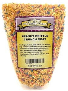 Peanut Brittle Crunch Coat Ice Cream Topping, Kosher - Picture 1 of 11