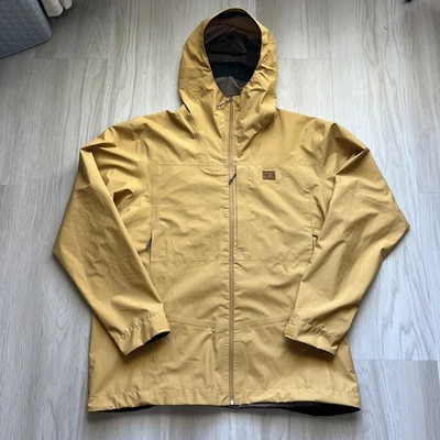 Patagonia Boulder Fork Rain Jacket Mens 2XL Pufferfish Gold Yellow 3 Layer H2No - Image 1 of 4