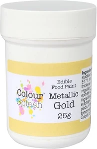 COLOUR SPLASH Essbare Lebensmittelfarbe, Metallicfarbe, Tortendekorationsfarben,...  - Bild 1 von 8