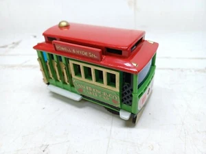 Powell And Hyde San Francisco Cable Car Model Toy With Bell - Bild 1 von 12