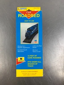 Midwest Products N Scale Cork Roadbed 15 Feet #3021 NEW in Box - Picture 1 of 2