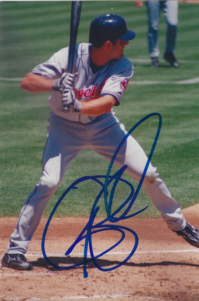 CASEY BLAKE CLEVELAND INDIANS GUARDIANS SIGNED 4X6 BASEBALL PHOTO DODGERS TWINS - Image 1 of 1