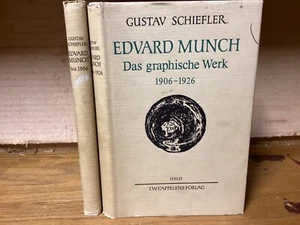 1974 2 Vols. Vereichnis des Graphischen Werks Edvard Munch - Illustrated - Picture 1 of 16