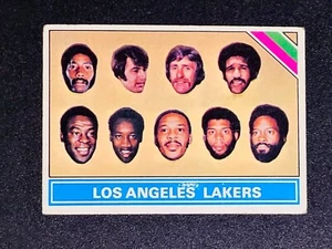 1975-76 Kareem Abdul-Jabbar Lakers Checklist #212 EX - Picture 1 of 6