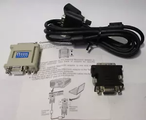 Sharp Mac DB15-M to HD15-F Desktop Laptop VGA Gender Changer Kit QPLGJ1512CEZZ - Picture 1 of 5