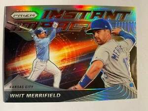 WHIT MERRIFIELD 2020 Panini Prizm Baseball SILVER PRIZ INSTANT IMPACT K C ROYALS - Picture 1 of 1