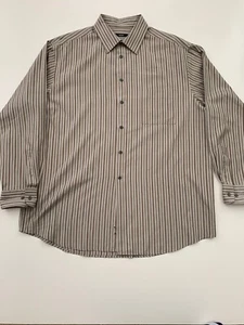 Alfani Mens Button Down Stripe Dress Shirt XL - Bild 1 von 5