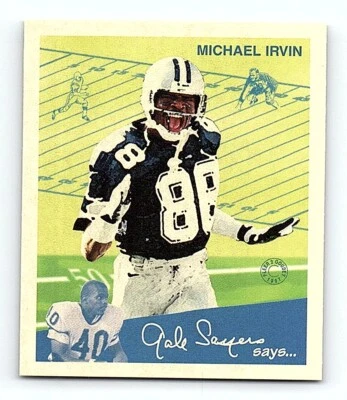 1997 Fleer Goudey Michael Irvin Dallas Cowboys #88 - Image 1 of 2