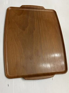 Vassoio da portata vintage anni '60 EKCO legno di pakka 19""X 15"" Made in USA - Foto 1 di 21