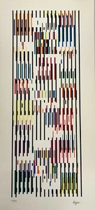 Yaacov Agam, TAPESTRY Suite Original Serigraph Pencil Signed - Picture 1 of 9