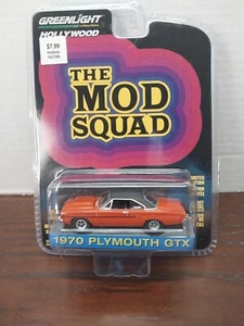 GREENLIGHT THE MOD SQUAD TV SERIES 1:64 1970 RED PLYMOUTH GTX MODEL CAR 44890-A - Picture 1 of 6