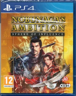 NOBUNAGA'S AMBITION 14: SPHERE OF INFLUENCE PS4 (nobunagas) ~ (2) NEW / SEALED - Image 1 of 3