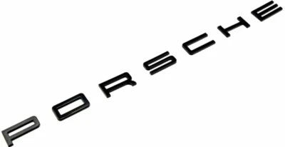 Porsche Emblem "P O R S C H E" in Black Insigna Logo 958 Cayenne - Image 1 of 2
