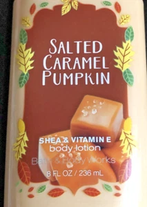 NUOVA lozione corpo zucca caramello salato Bath & Body Works 8 once interrotta rara! - Foto 1 di 4