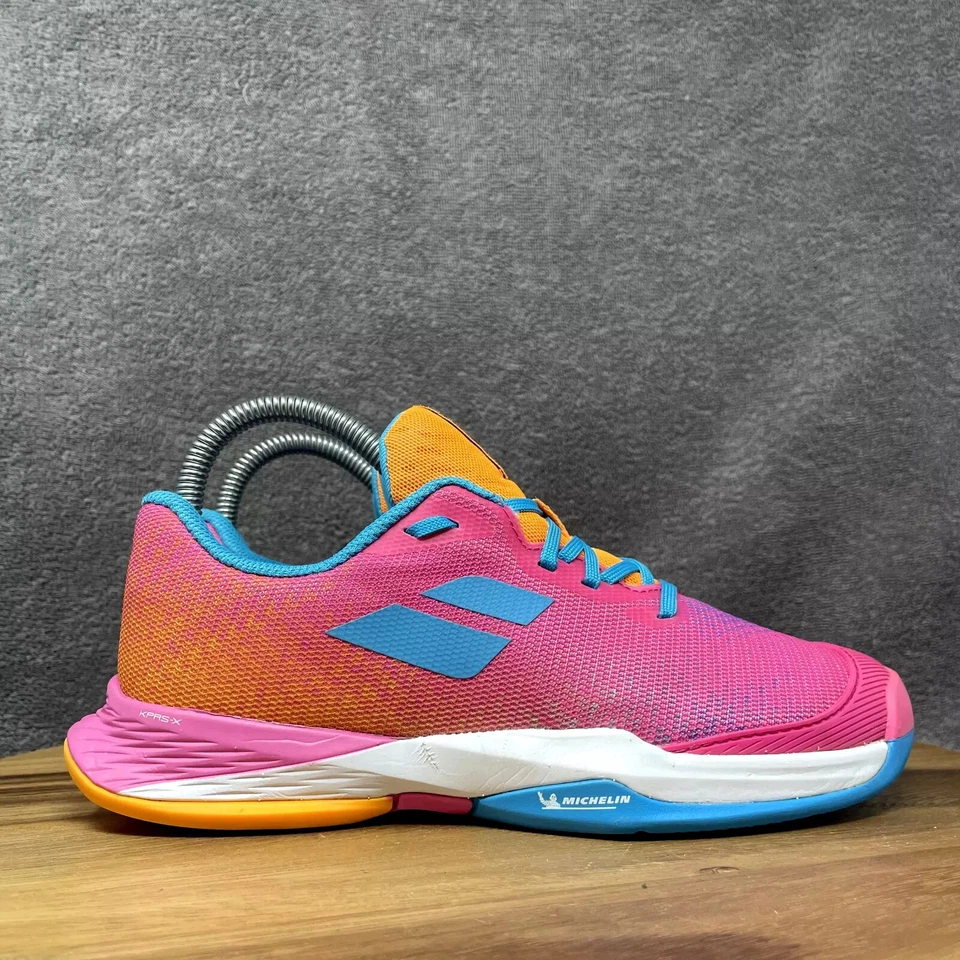 Babolat JET All Court Junior Tennisschuh - HEISS PINK GRÖSSE 5 UK. KOSTENLOSER VERSAND UK.