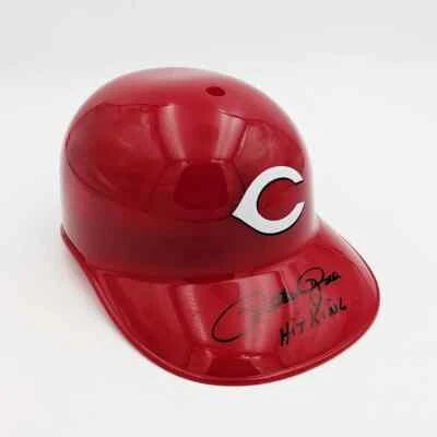 Pete Rose (deceased) Autographed Souvenir Cincinnati Reds Batting Helmet - Image 1 of 2