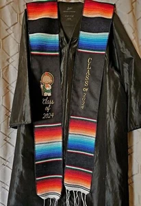 St. Jude/San Judas Embroidered Class of 2025 Mexican Sarpa Graduation Stole - Bild 1 von 5