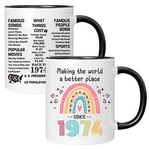 50th Birthday Gifts for Women, 50th Birthday Gifts for Her, 1974 Birthday Gif... - Picture 1 of 6