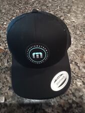 travis matthew hat snapback Black with mesh back