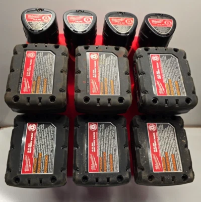 MOUNTAIN303D Milwaukee M12 RED 10 bay battery holder 3D Printed ABS