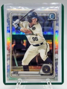 2020 Bowman Chrome Tristen Lutz Refractor /499 BREWERS Prospect 