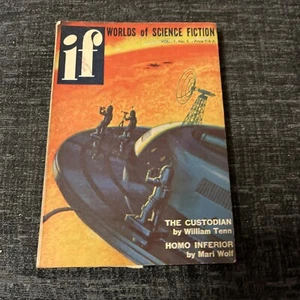 If Worlds Of Science Fiction Magazine - Vol 1 No 5 - UK Edition 1953/4 - Picture 1 of 4