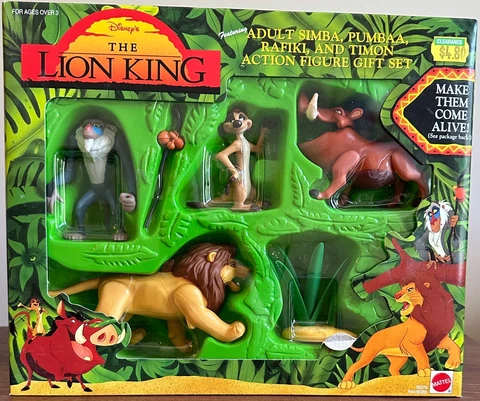 Disney Lion King Action Figure’s Young & Adult Simba Rafiki Timon Pumba New Cover