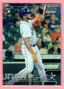 2022 Topps Stadium Club Cromado José Siri Refractor Tarjeta de Novato Astros Rays RC SP - Imagen 1 de 2