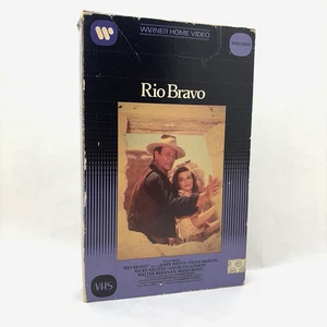 Rio Bravo (1959) (VHS, 1984) Warner Home Video BIG BOX, HTF Gatefold, John Wayne - Picture 1 of 10