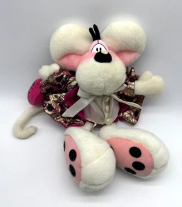 Diddl Plüsch Maus Märchenprinz Kostüm Pink Barock Rarität Sammler ca. 30cm - Bild 1 von 7