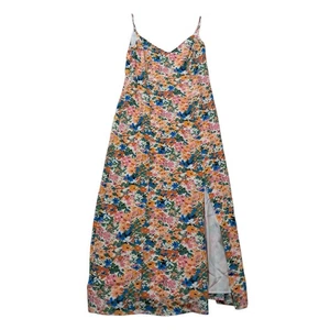 Sézane Dress Women's 34 XS Floral Print Midi Length Ariane Spring Garden V Neck - Picture 1 of 10