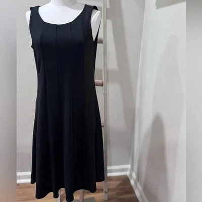 Perceptions Dress Womans 8 New York Black Sleeveless Dress - Image 1 of 4