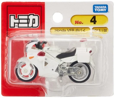 Takara Tomy Tomica No.004 Honda VFR800 Motorcycle (Blister) Mini Car Toy Ages 3+ - Image 1 of 4